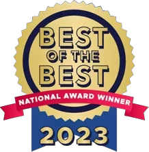 2023 National Award Winner "Best of the Best" award badge