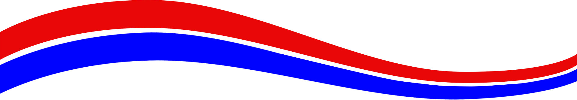 Abstract graphic showing a red and blue area divided by a wavy line.
