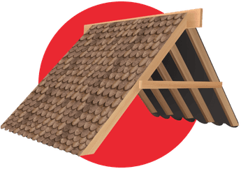 Shingle roof
