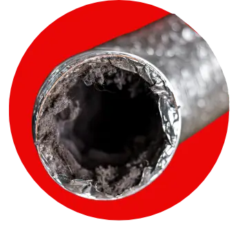 Dirty dryer vent