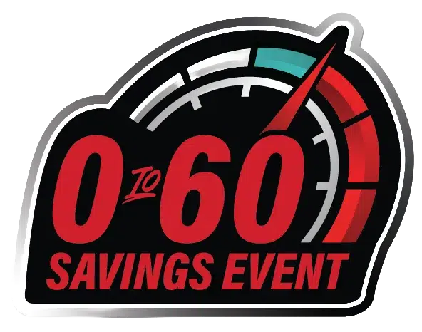 Rheem 0 to 60 Savings Event promo